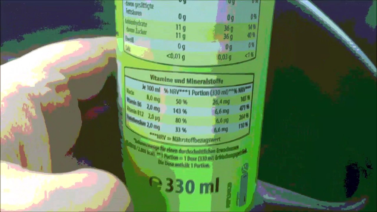 Flying Power Green Energy Drink Waldmeister Review und Test