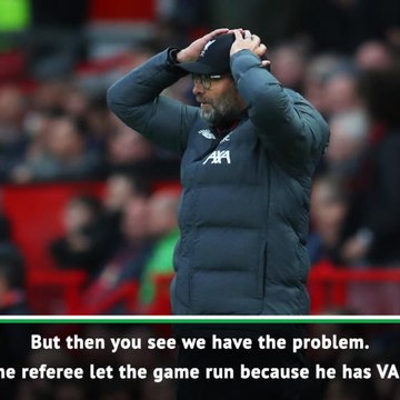 'It's not basketball!' - Solskjaer and Klopp argue over VAR decision