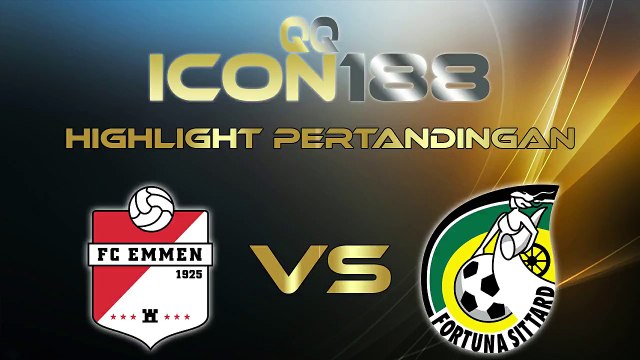QQICON188 Cuplikan Gol Pertandingan FC Emmen VS Sittard 20 Oktober 2019