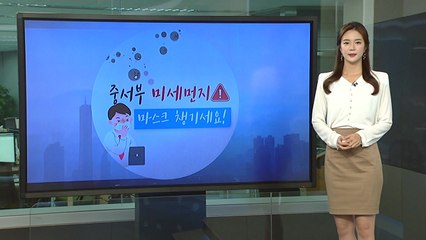 [날씨] 수도권·충남 미세먼지↑...수도권 예비저감조치 / YTN