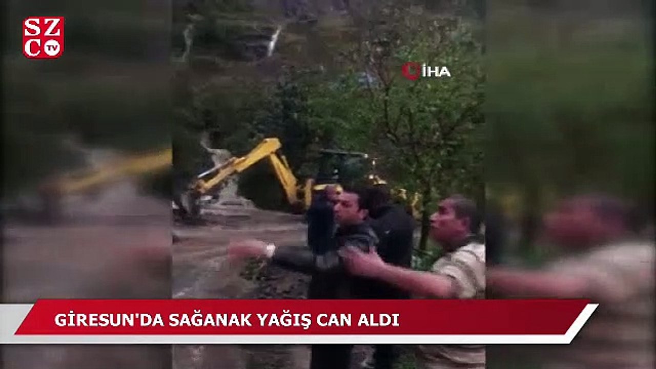 Giresun'da sağanak, sel ve heyelana yol açtı: Bir kişi hayatını kaybetti
