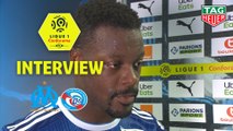 Interview de fin de match : Olympique de Marseille - RC Strasbourg Alsace (2-0)  - Résumé - (OM-RCSA) / 2019-20
