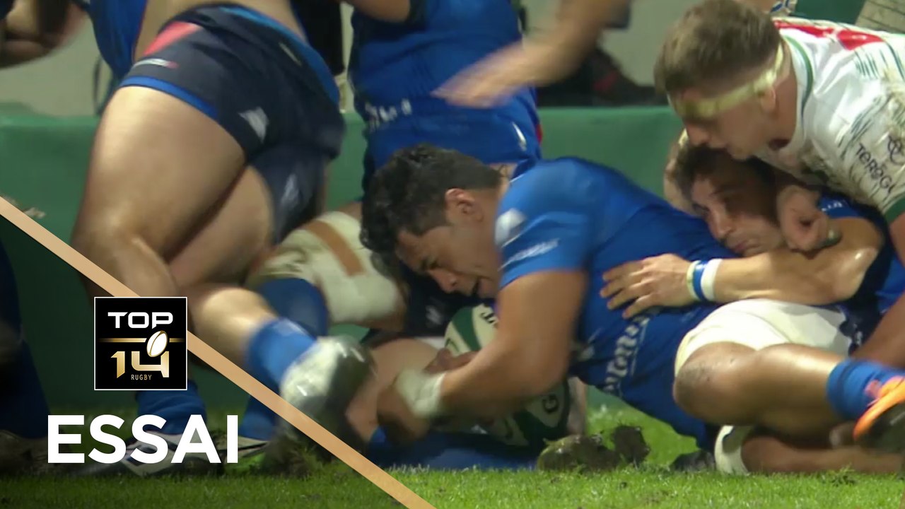 TOP 14 - Essai Alex TULOU (CO) - Pau - Castres  - J8 - Saison 2019/2020
