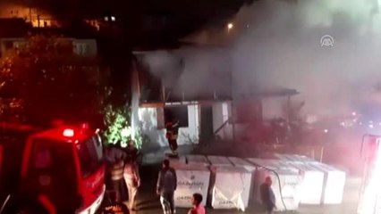 Kayınpeder gelininin evini yaktı