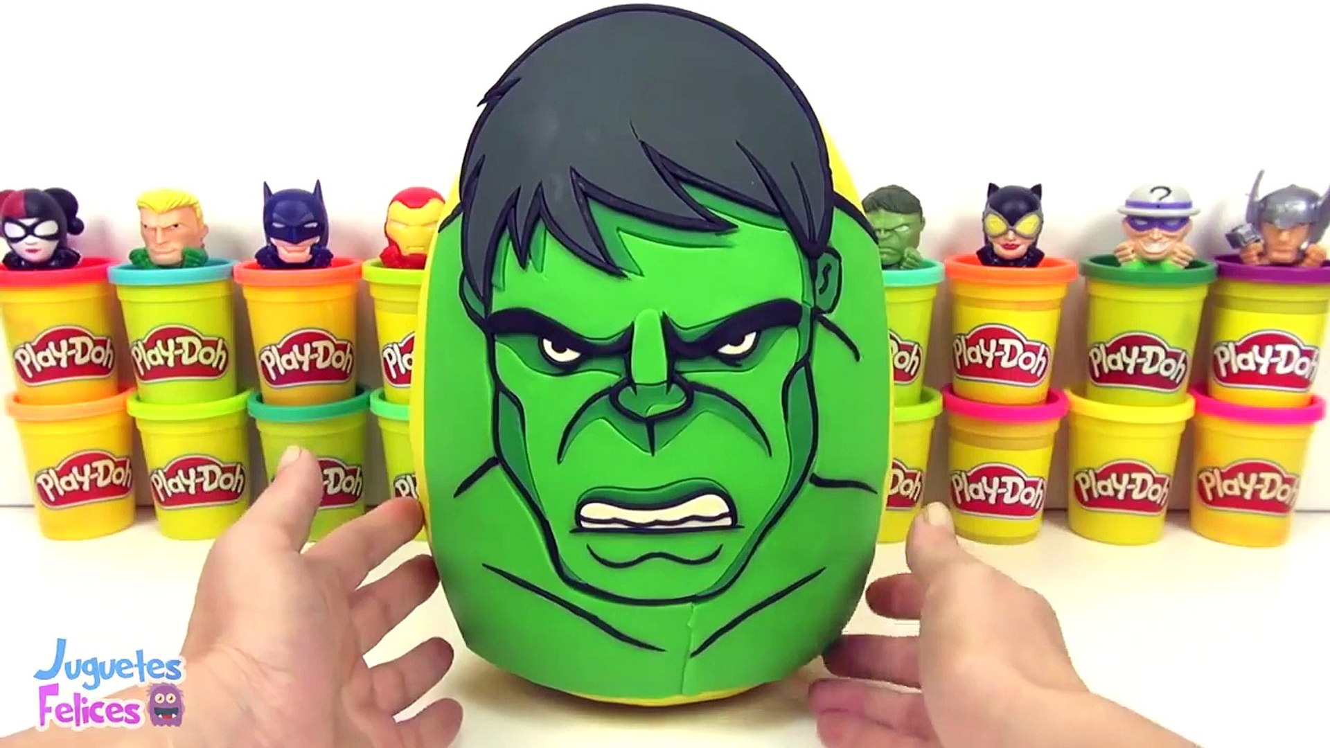 huevos gigantes de play doh