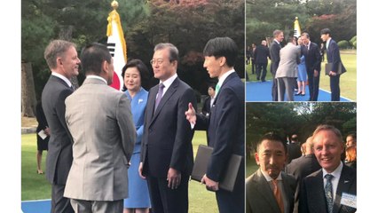 동성 배우자와 靑 방문한 뉴질랜드 대사 "큰 영광...문 대통령 덕에 가능" / YTN