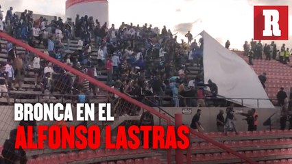 Así fue la BRONCA en el Alfonso Lastras durante el San Luis vs Querétaro