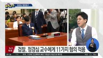 정경심 구속영장 청구…입시비리·사모펀드 의혹
