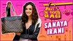 Sanaya Irani Hand Bag Secret Revealed | What's In Your Bag | TellyMasala