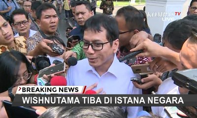 TERBARU - Wishnutama Tiba di Istana Negara Berkemeja Putih, Siap Jadi Menteri?