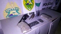 Choque Canil apreende droga e armas na rodoviária