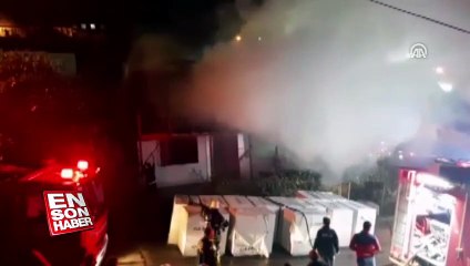 Gebze'de kayınpeder gelinin evini alevlere verdi
