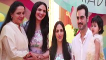 Esha Deol's mother Hema Malini attends Radhya’s second birthday party; Watch video | FilmiBeat