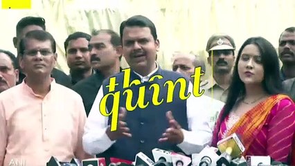 Download Video: Maharashtra Elections 2019: CM Devendra Fadnavis Casts His Vote