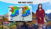 Warmer than seasonal norms, dusty in western regions
