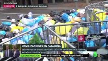 Así blanquea Cristina Pardo a los violentos separatistas: «Vemos que lanzan basura a la Policía de manera pacífica»