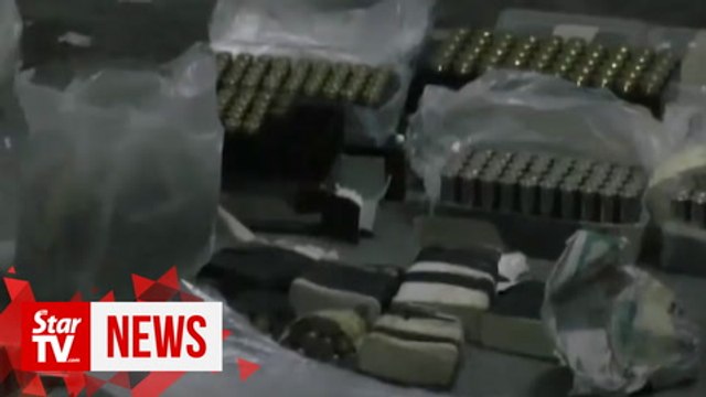 Two hand grenades, 600 bullets found in fire hydrant store