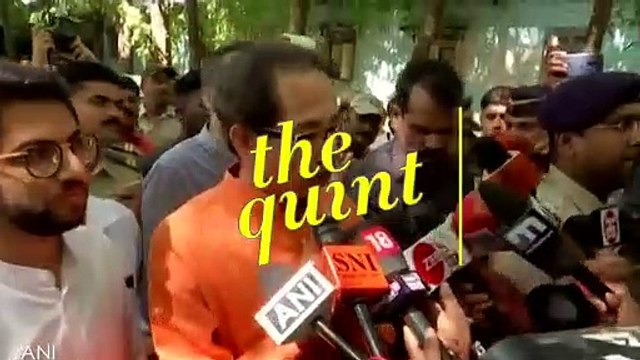 Uddhav, Aaditya Thackeray Cast Vote in Maharashtra Polls