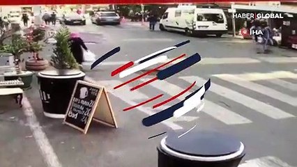 Kazayı görenler şaştı kaldı