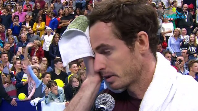 ATP - Anvers 2019 - Andy Murray : It means a lot for me after what i went through