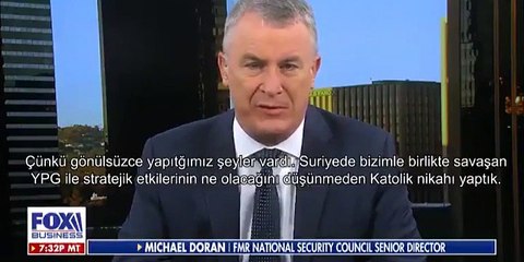 Micheal Doran: YPG, PKK'dır ve biz bunu çok iyi biliyoruz