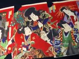 Japanese Art ukiyoe kabuki Toyohara Kunichika 3枚綴り　歌舞伎　浮世絵　豊原国周筆　英優奇術鑑