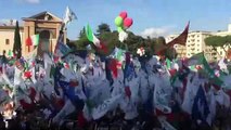 Roma - Le bandiere di #OrgoglioItaliano in Piazza San Giovanni (19.10.19)