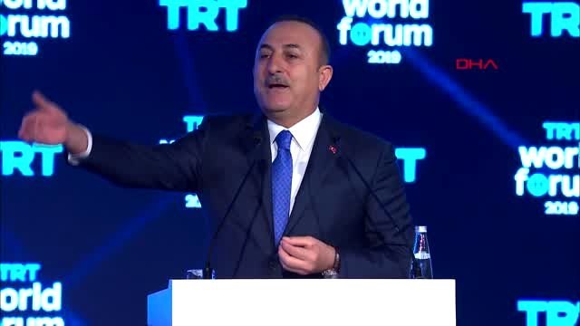 İstanbul-bakan çavuşoğlu trt world forum'da konuştu