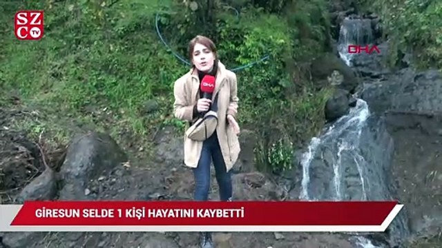 Giresun’da sağanak yağış etkili oldu, bir kişi kayıp