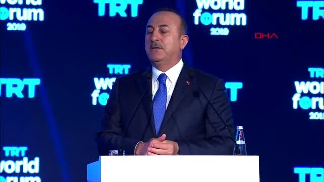 İstanbul-bakan çavuşoğlu trt world forum'da konuştu