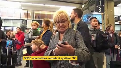 Grève à la SNCF : retards et système "D"