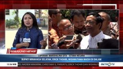 Jokowi Berbincang dengan Tiga Kandidat Calon Menterinya