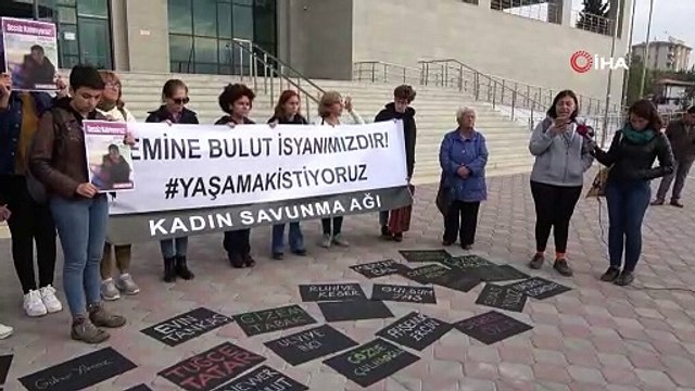 Emine Bulut duruşmasında protesto: İstanbul Sözleşmesi 6284 bizim için yaşamsal niteliktedir!