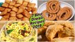 Diwali Farsan Recipes | Diwali Faral | Mithai | Karanji, Shakarpara, Chakli, Besan Ladoo, Chivda
