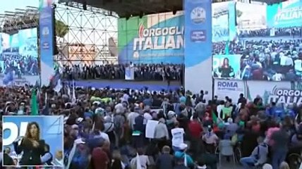 Roma - #OrgoglioItaliano, Salvini- A casa le sinistre, torniamo al governo (19.1)