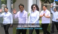 5 Tokoh Digadang Jadi Menteri Jokowi Datang ke Istana, dari Mahfud MD, Nadiem Makarim, Wishnutama