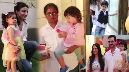 Taimur Ali Khan & Inaaya enjoys Esha Deol's daughter Radhya's birthday party | Boldsky