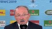 Rugby - 2019 World Cup - Jacques Brunel Press Conference After France lost Against Wales 19-20