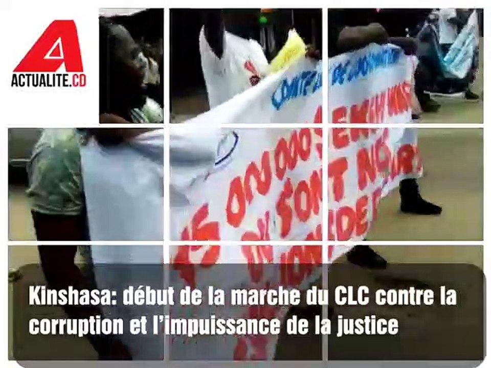 Début de la marche du CLC contre la corruption et l’impuissance de la justice