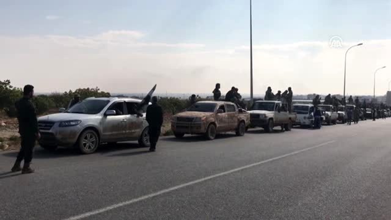 Suriye Milli Ordusuna bağlı birlikler Rasulayn'dan Ceylanpınar ilçesine çıkış yaptı