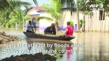 Heavy rains trigger floods in Ivory Coast