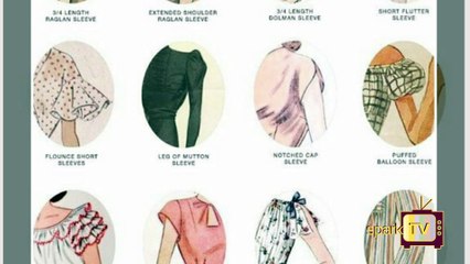 பெண்கள் உபயோகப்படுத்தும் அயல்நாட்டு ஆடையின் அழகிய கைகள்.!