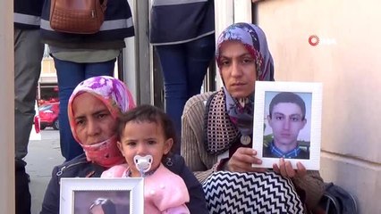 HDP binası önünde eylem yapan anneye PKK'dan tehdit