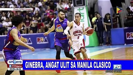 Ginebra, angat ulit sa Manila Clasico