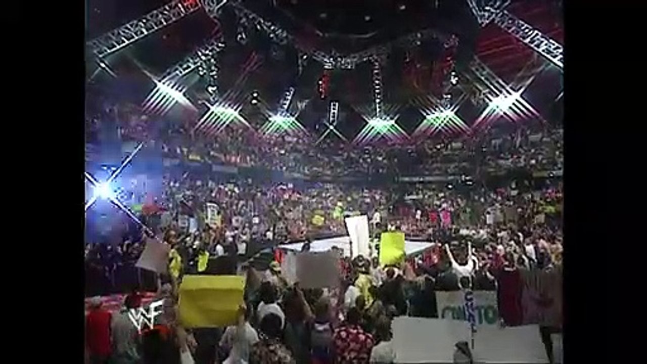 Chris Jericho, Chris Benoit  & Vince segment