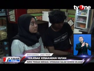 Empat Pendaki Terjebak Kebakaran Gunung Berhasil Dievakuasi