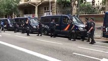 Marcha estudiantil en Barcelona corta la calle Roger de Llúria