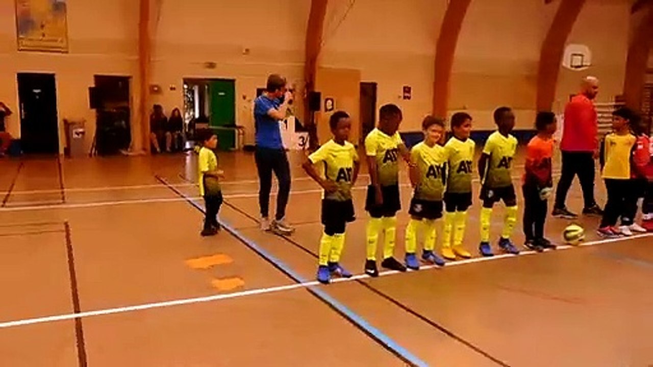 Les équipe finalistes du tournoi FUTSAL U9