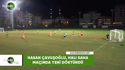 Hasan Çavuşoğlu, halı saha maçında yeni döktürdü