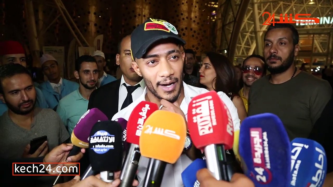 استقبال حافل للنجم المصري محمد رمضان بمراكش
